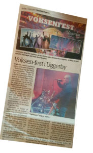 artikkel om Voksenfest i Uggerby Borgerhus